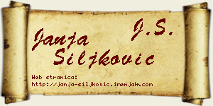 Janja Šiljković vizit kartica